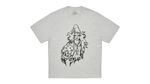 Palace Wiz T-Shirt Grey Marl