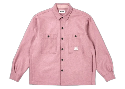 Palace Wool Shirt Jacket Dusty Mauve