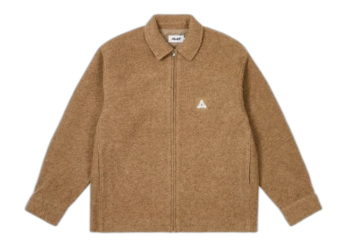 Palace Wooly Zip Jacket Beige