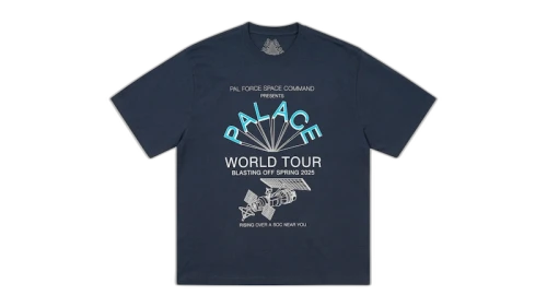 Palace World Tour T-Shirt (SS25) Navy
