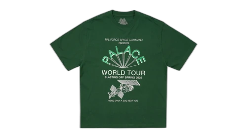 Palace World Tour T-Shirt (SS25) Racey Green