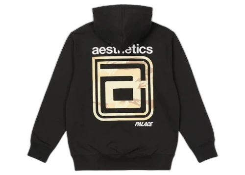 Palace x Aesthetics Hood Black
