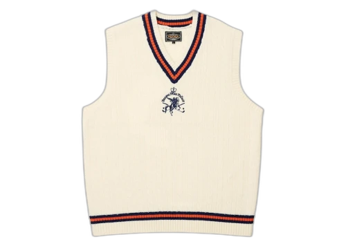 Palace x Beams Plus Cable Vest White