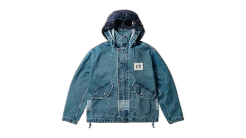 Palace x C.P. Company Denim 14 3/4Oz Goggle Jacket Denim