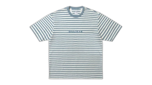 Palace x C.P. Company Jersey Printed T-Shirt Blue