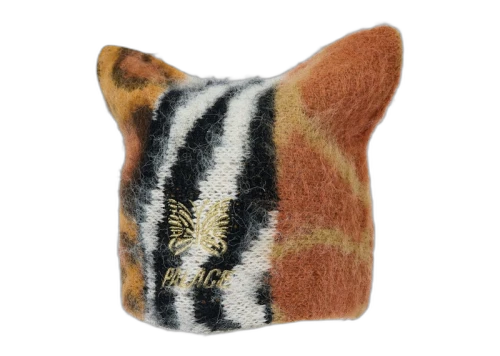 Palace x Needles Hairy Square Beanie Multi Animal