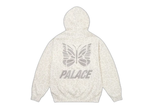 Palace x Needles Hood White