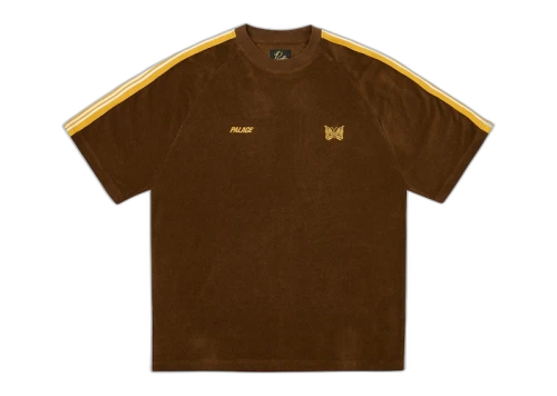 Palace x Needles Towelling T-Shirt Brown