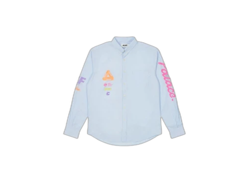 Palace x Rapha Off Bike Boojie Shirt Light Blue