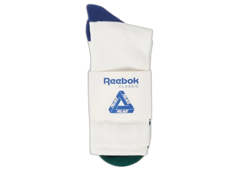 Palace x Reebok NPC Socks White