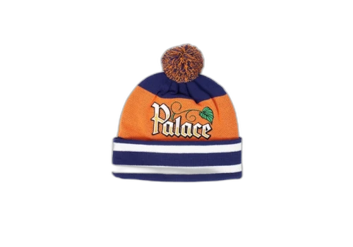 Palace Zero Zero Beanie Navy/Orange