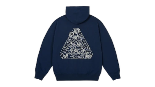 Palace Zodiac Tri-Ferg Hood Navy