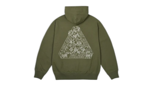Palace Zodiac Tri-Ferg Hood The Deep Green