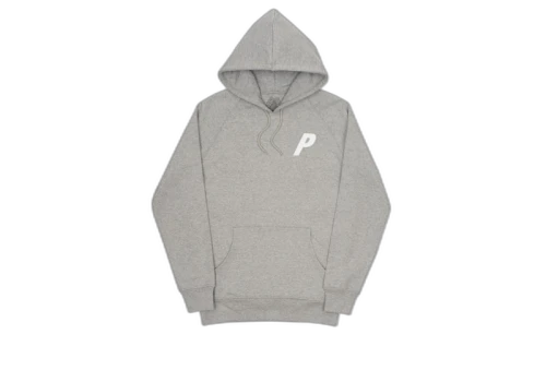 Palace Zooted Hood Grey Marl