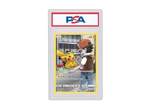 Pikachu 2019 Pokémon Sun & Moon Cosmic Eclipse Full Art Secret Rare #241/236 (PSA or BGS Graded)