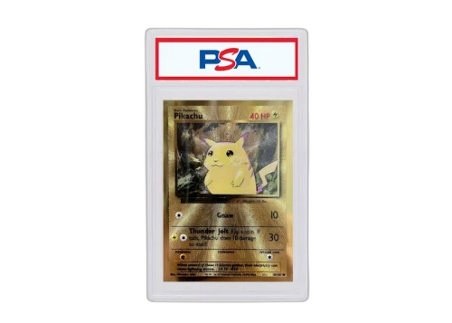 Pikachu 2021 Pokémon Celebrations Ultra-Premium Collection Gold Metal #58/102 (PSA or BGS Graded)