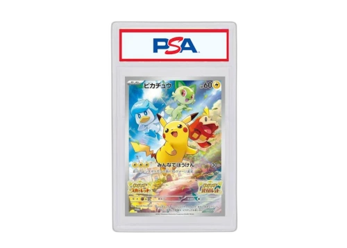 Pikachu 2022 Pokémon Japanese Scarlet & Violet Pre-Order Promo #001 (PSA or BGS Graded)