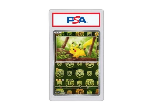 Pikachu 2023 Pokémon Scarlet & Violet SV2A (Japanese) 151 Enhanced Expansion Pack Master Ball Reverse Holo #025/165 (PSA or BGS Graded)