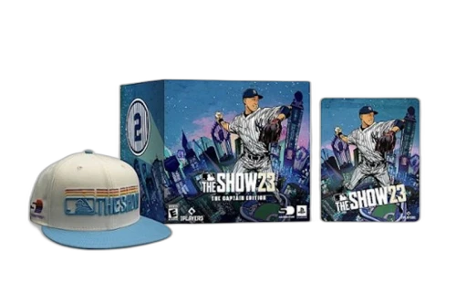 Playstation PS4/PS5 MLB The Show 23: The Captain Edition Video Game Bundle