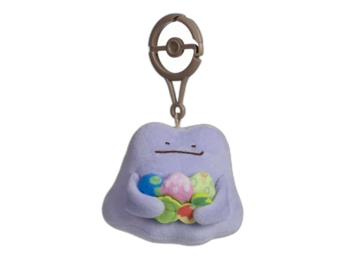 Plush Keychain Center Ditto (Bold) Pokémon Natures