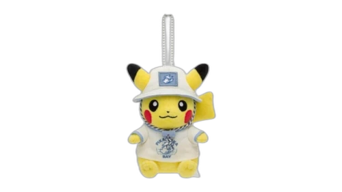 Pokemon Center Pikachu Leisure Style Tokyo Bay Keychain Plush