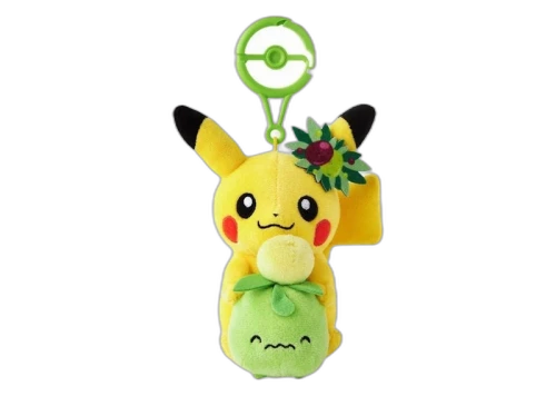 Pokemon Center Pikachu Smoliv Kagawa Keychain Plush