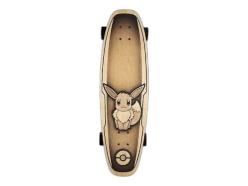 Pokemon Center x Bear Walker Eevee Skateboard Deck