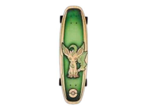 Pokemon Center x Bear Walker Leafeon Skateboard Deck