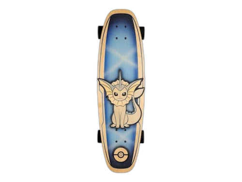 Pokemon Center x Bear Walker Vaporeon Skateboard Deck