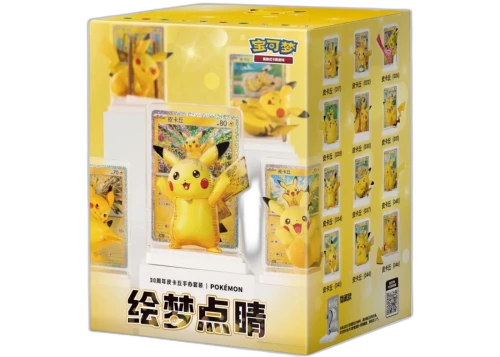 Pokemon Dream Painting 30th Celebration Pikachu Figurine Blind Box
