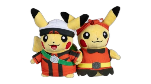Pokemon Johto Region Paired Pikachu Poke Plush