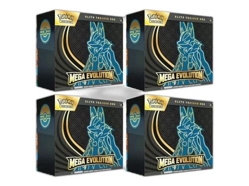 Pokémon Mega Evolution Mega Lucario Elite Trainer Box 4x Lot