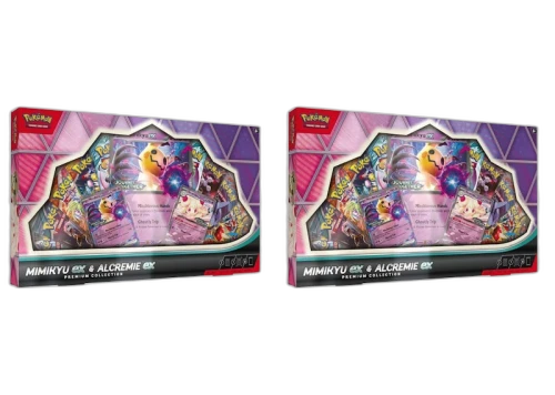 Pokémon Mimikyu ex & Alcremie ex Premium Collection 2x Lot