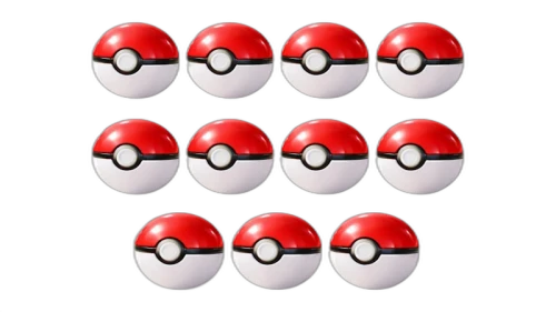 Pokemon Pack of 10 Pokemon Poke Ball Mystery Random Assortment Capsules Yellow