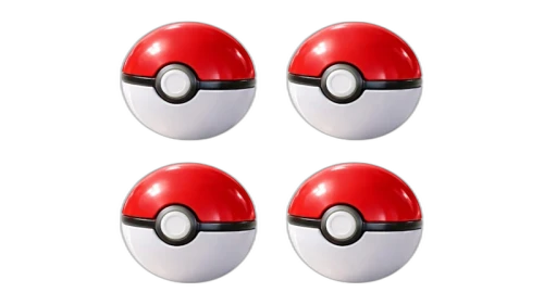 Pokemon Pack of 4 Pokemon Poke Ball Mystery Random Assortment Capsules Yellow