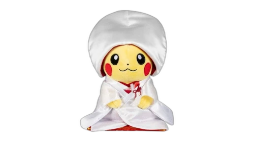 Pokemon Pikachu Wedding: Wedding Kimono Pikachu (Female) Plush