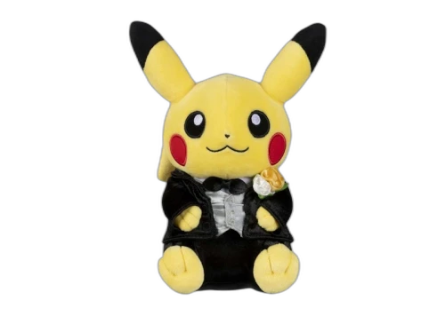 Pokemon Pikachu Wedding: Wedding Tuxedo Pikachu Plush