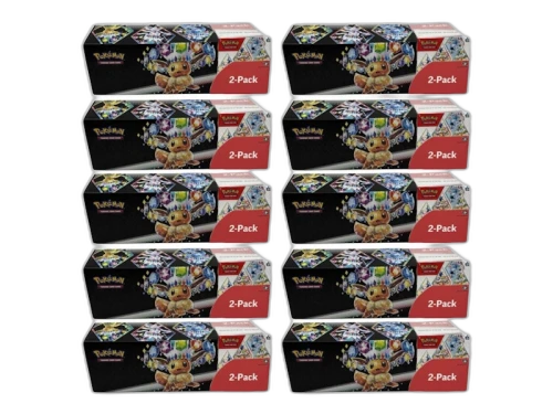Pokémon Prismatic Evolutions Surprise Box (Sam's Club Exclusive) Booster Bundle 2 Pack 10x Lot
