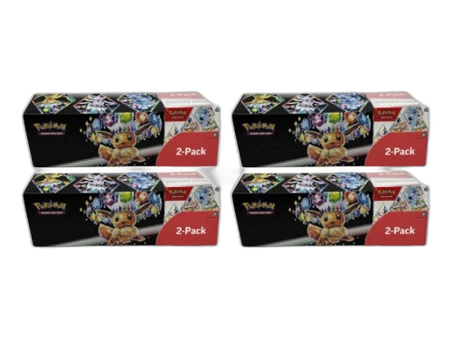 Pokémon Prismatic Evolutions Surprise Box (Sam's Club Exclusive) Booster Bundle 2 Pack 4x Lot