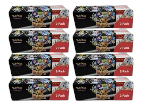 Pokémon Prismatic Evolutions Surprise Box (Sam's Club Exclusive) Booster Bundle 2 Pack 8x Lot