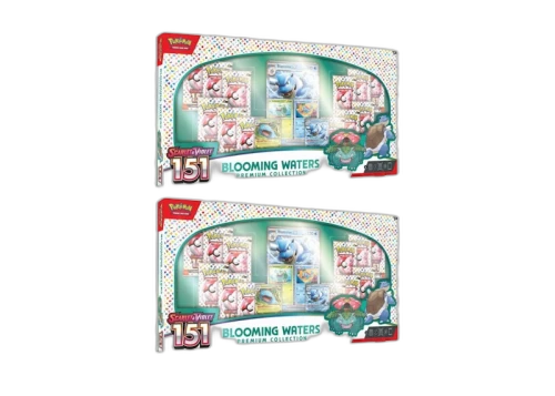 Pokémon Scarlet & Violet 151 Blooming Waters Premium Collection Box 2x Lot