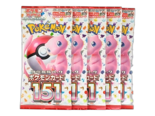 Pokémon Scarlet & Violet 151 Booster Pack 5x Lot (Artwork May Vary) Japanese