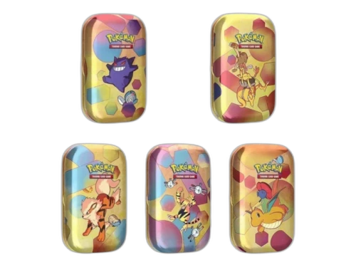 Pokémon Scarlet & Violet 151 Mini Tin 5x Lot (Tin Art May Vary)