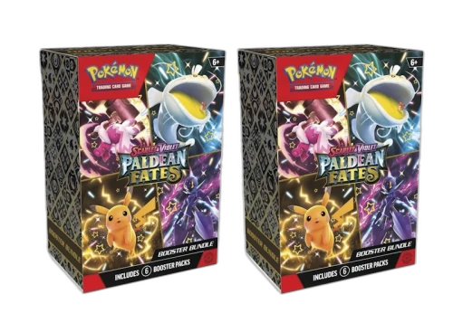 Pokémon Scarlet & Violet Paldean Fates Booster Bundle 2x Lot