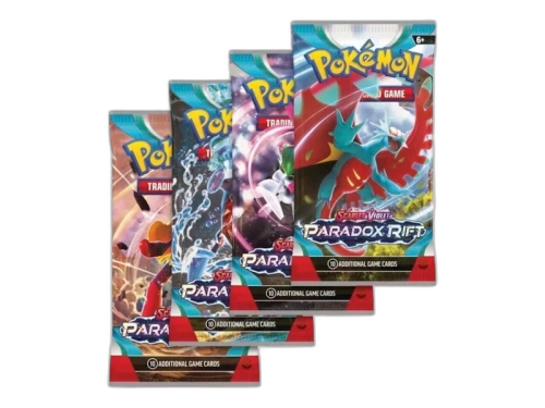 Pokémon Scarlet & Violet Paradox Rift Booster Pack 4x Lot (Artwork May Vary)