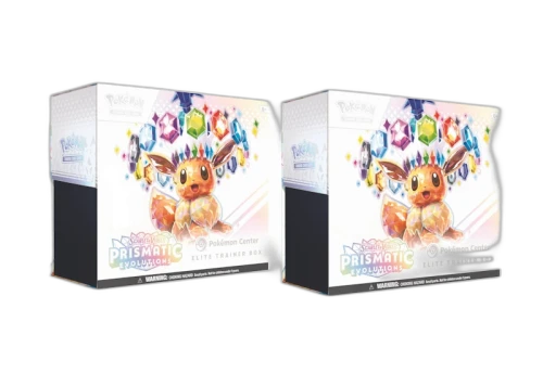 Pokemon Prismastic Evolution Pokemon Center Elite Trainer Box 2x Lot Pokémon Scarlet & Violet