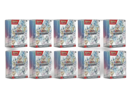 Pokémon Scarlet & Violet Prismatic Evolutions Booster Bundle 10x Lot