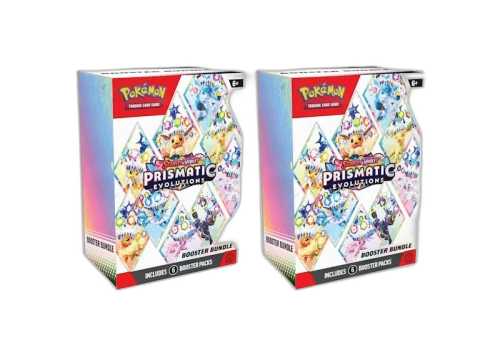 Pokémon Scarlet & Violet Prismatic Evolutions Booster Bundle 2x Lot