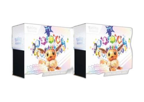 Pokémon Scarlet & Violet Prismatic Evolutions Elite Trainer Box 2x Lot (German)