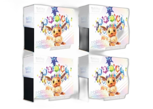 Pokémon Scarlet & Violet Prismatic Evolutions Elite Trainer Box 4x Lot (German)